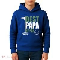 Funny Best Papa By Par FatherS Day Golf Dad Grandpa Gift Cute Gift Kids Hoodie thumb 4