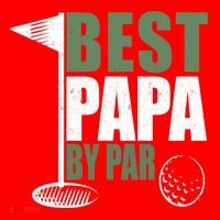 Funny Best Papa By Par FatherS Day Golf Dad Grandpa Gift Cute Gift Santa Hat thumb 1