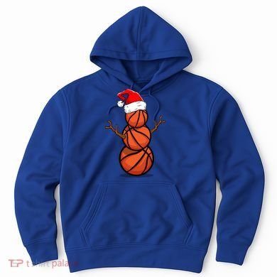 Funny Basketball Player Snow Christmas Gift Hoodie