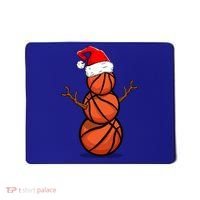 Funny Basketball Player Snow Christmas Gift Mousepad thumb 0