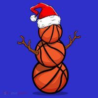 Funny Basketball Player Snow Christmas Gift Baby Bodysuit thumb 2