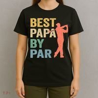 Funny Best Papa By Par Fathers Day Golf Grandpa T-Shirt thumb 4