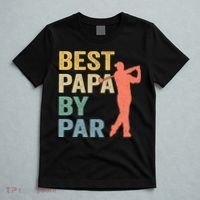 Funny Best Papa By Par Fathers Day Golf Grandpa T-Shirt thumb 5