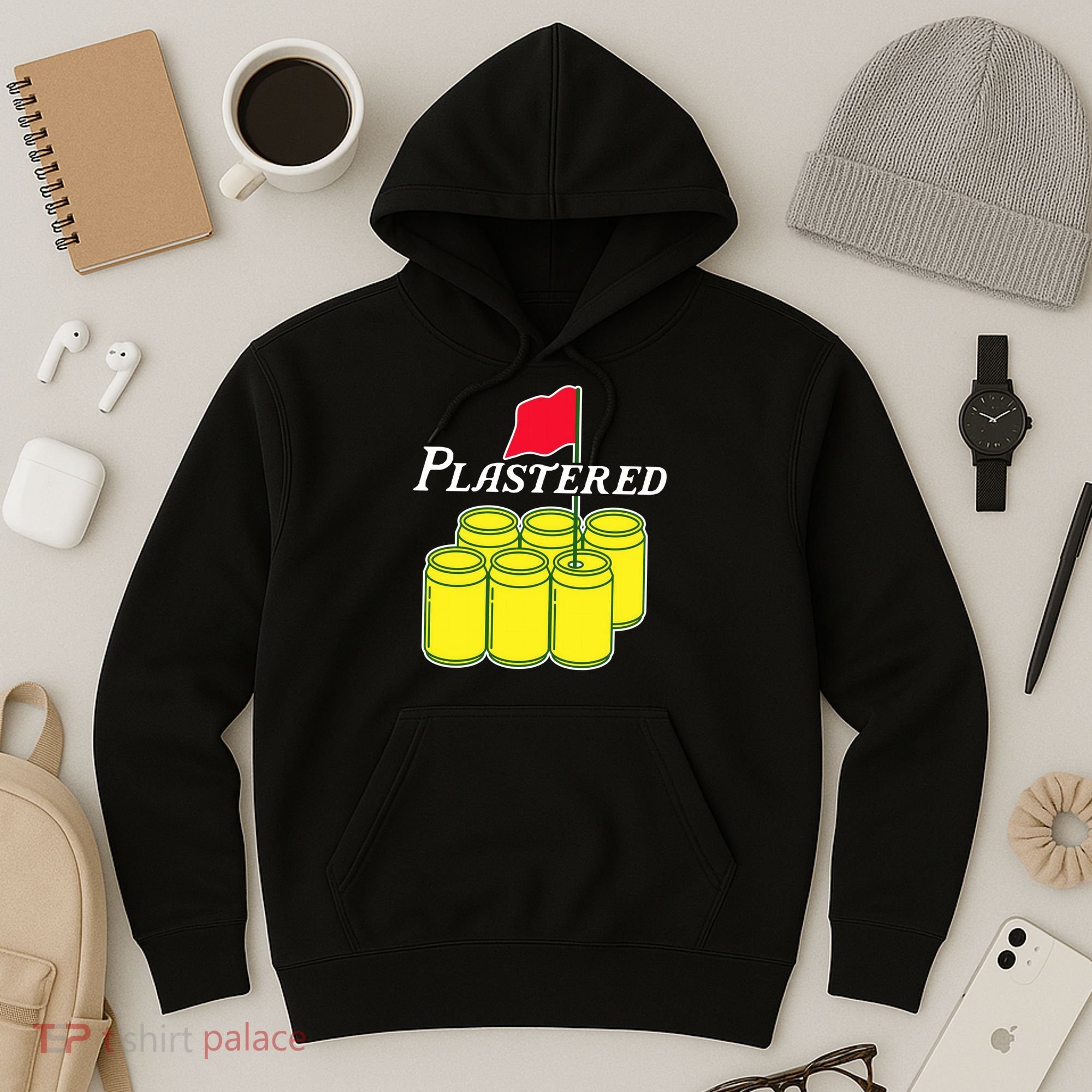 Funny Beer Plastered Golf Tournament Hoodie