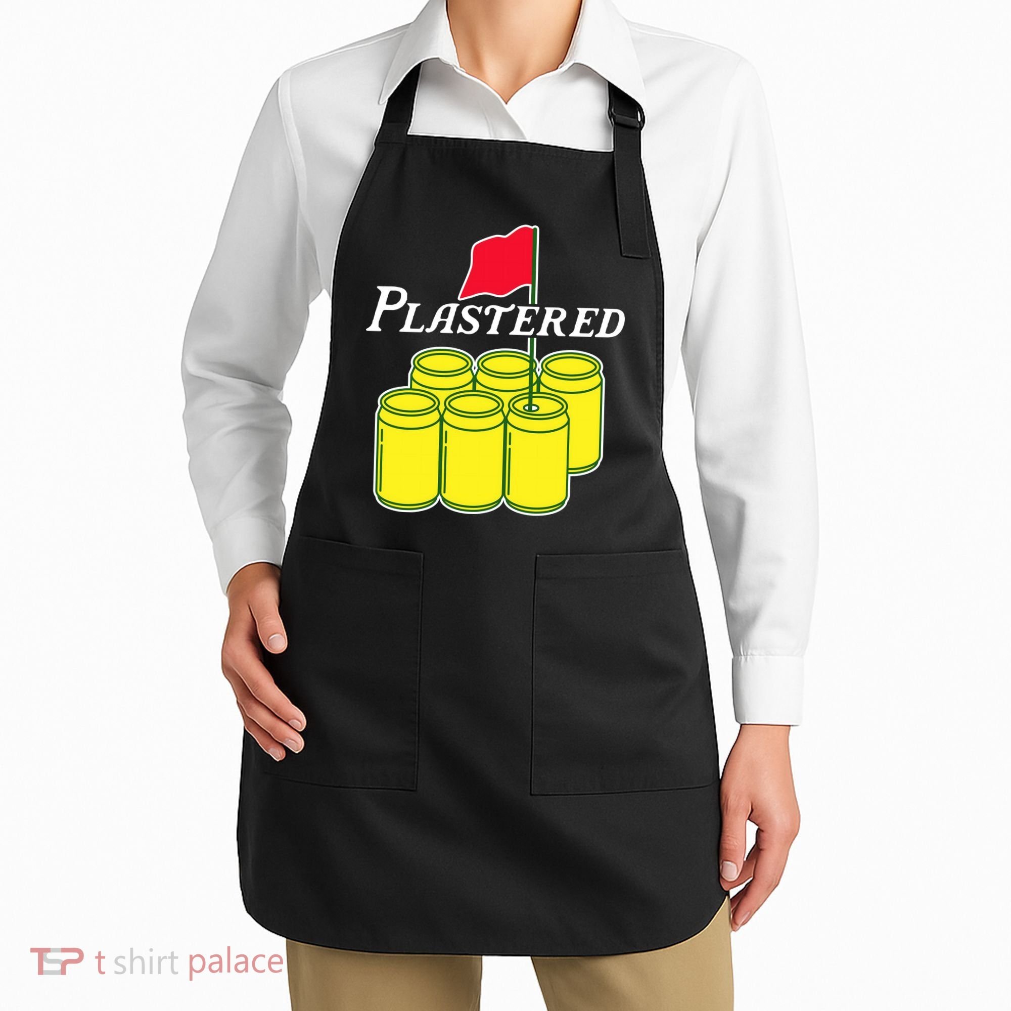 Funny Beer Plastered Golf Tournament Apron