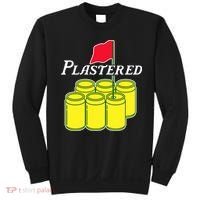 Funny Beer Plastered Golf Tournament Sweatshirt thumb 0