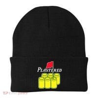 Funny Beer Plastered Golf Tournament Beanie thumb 0