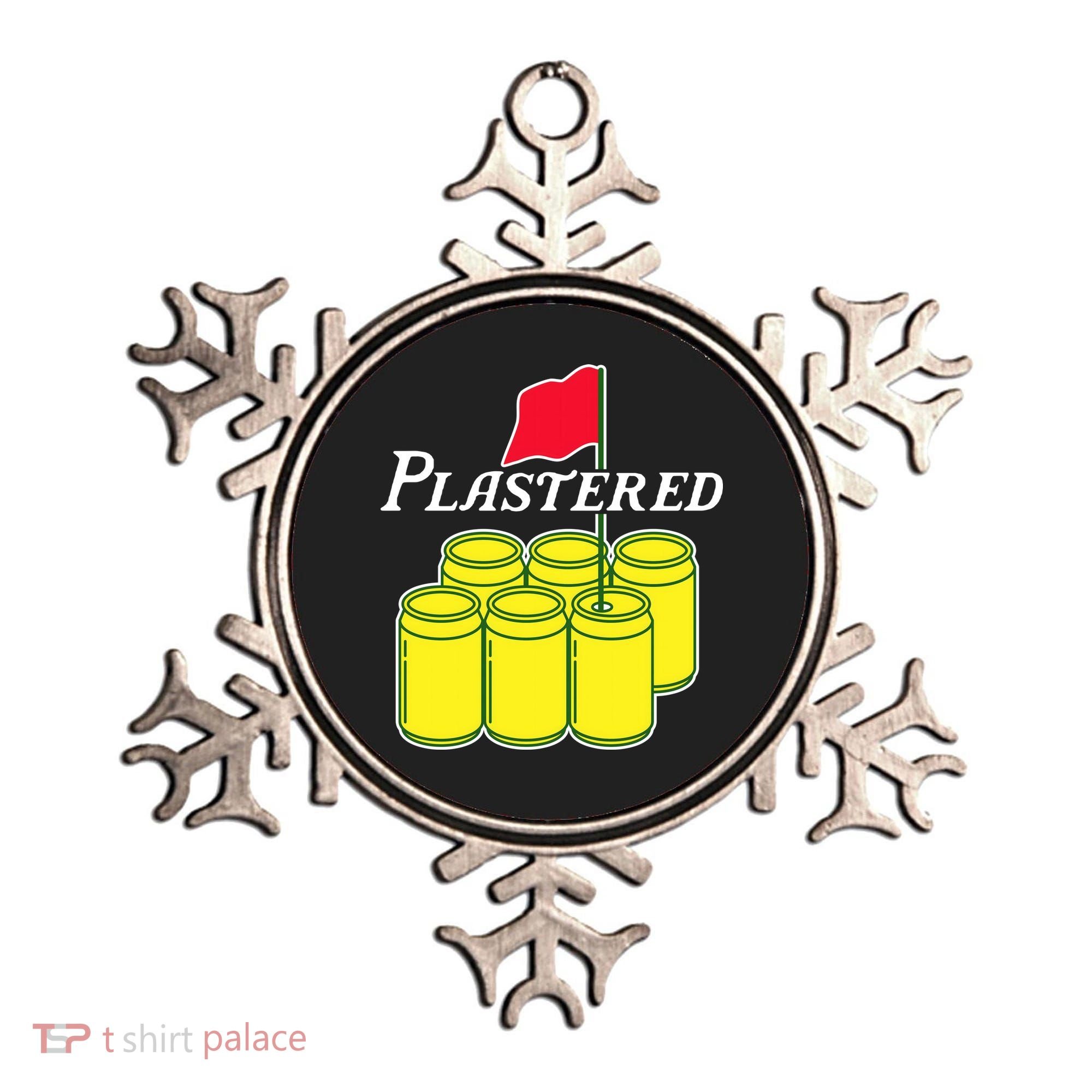 Funny Beer Plastered Golf Tournament Ornament