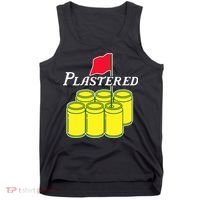 Funny Beer Plastered Golf Tournament Tank Top thumb 0