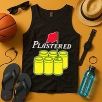 Funny Beer Plastered Golf Tournament Tank Top thumb 4