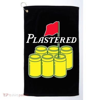 Funny Beer Plastered Golf Tournament Golf Towel