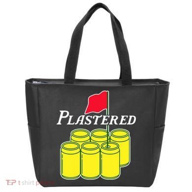 Funny Beer Plastered Golf Tournament Tote Bag