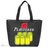 Funny Beer Plastered Golf Tournament Tote Bag thumb 0