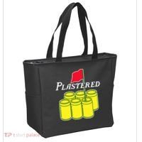 Funny Beer Plastered Golf Tournament Tote Bag thumb 2