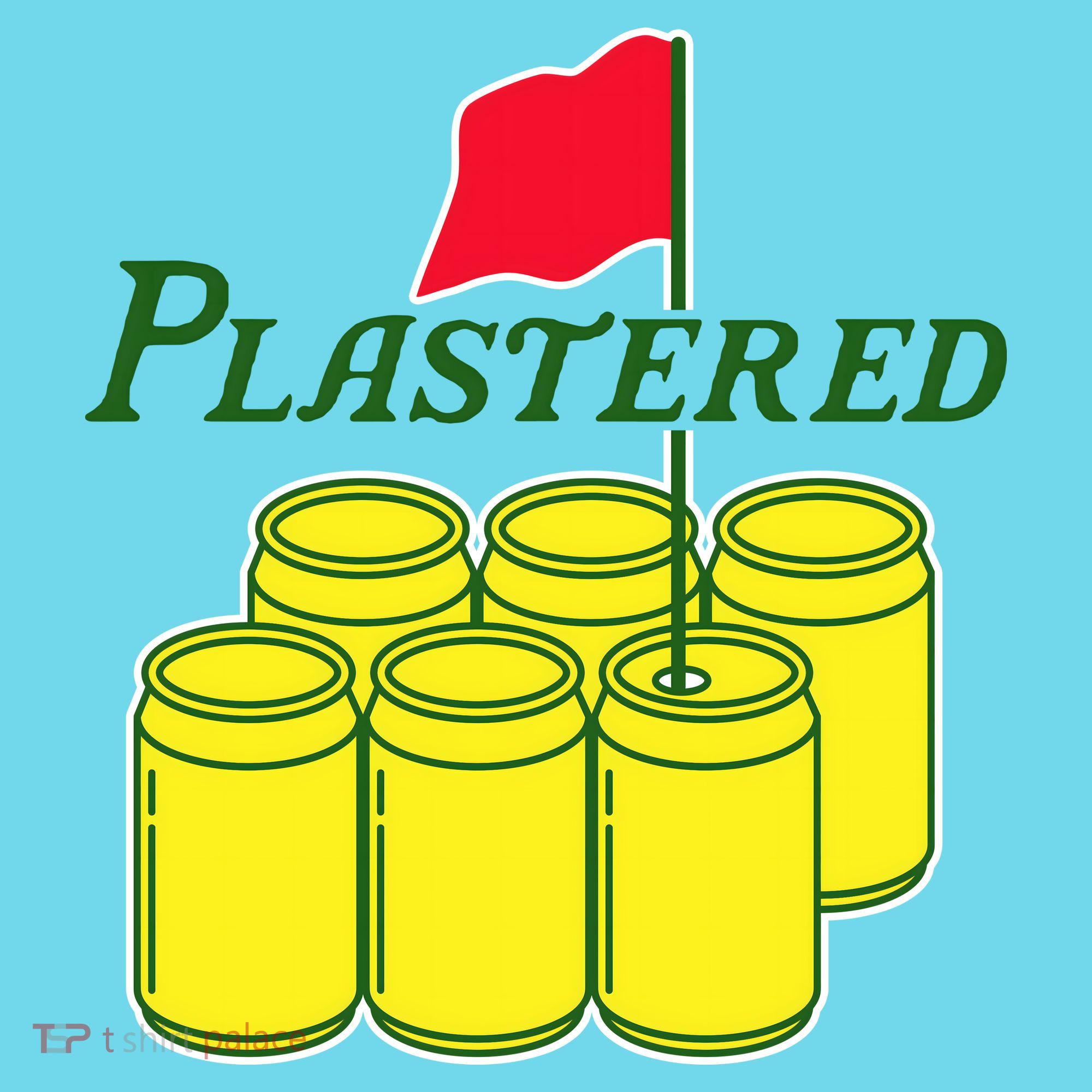 Funny Beer Plastered Golf Tournament Long Sleeve Shirt