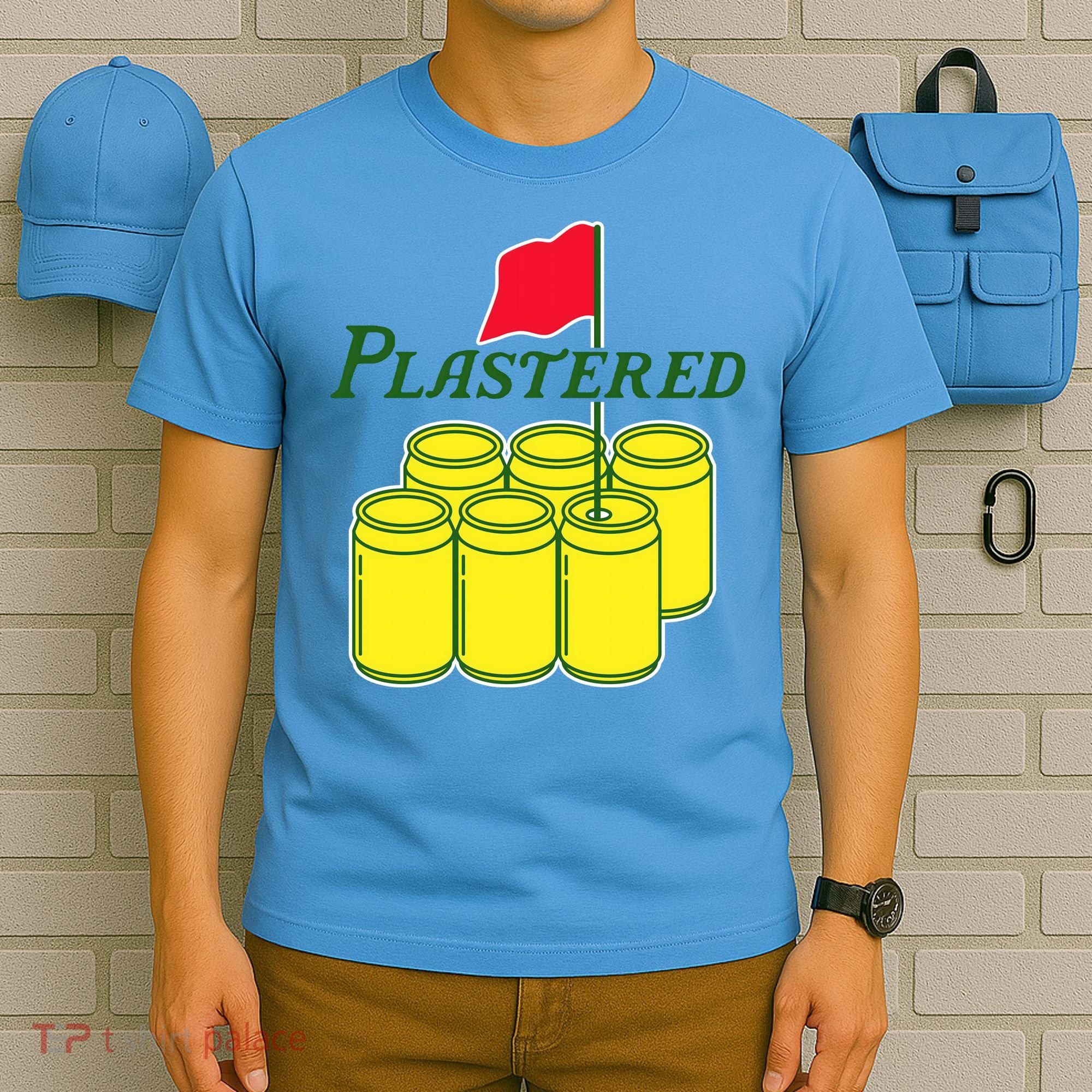 Funny Beer Plastered Golf Tournament T-Shirt