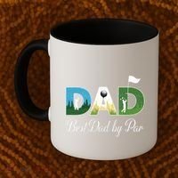 Funny Best Papa By Par FatherS Day Dad Grandpa Golfer Gift Coffee Mug thumb 2