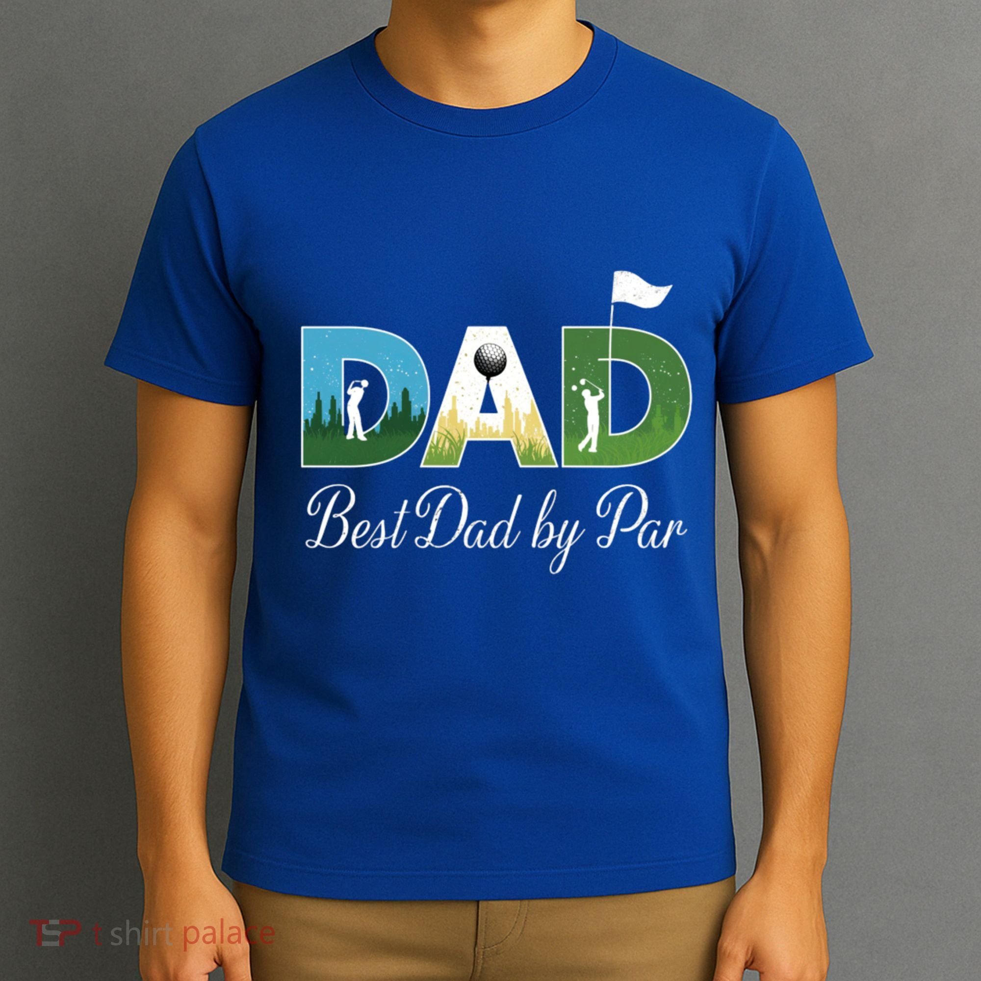 Funny Best Papa By Par FatherS Day Dad Grandpa Golfer Gift T-Shirt