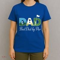 Funny Best Papa By Par FatherS Day Dad Grandpa Golfer Gift T-Shirt thumb 4