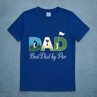 Funny Best Papa By Par FatherS Day Dad Grandpa Golfer Gift T-Shirt thumb 5