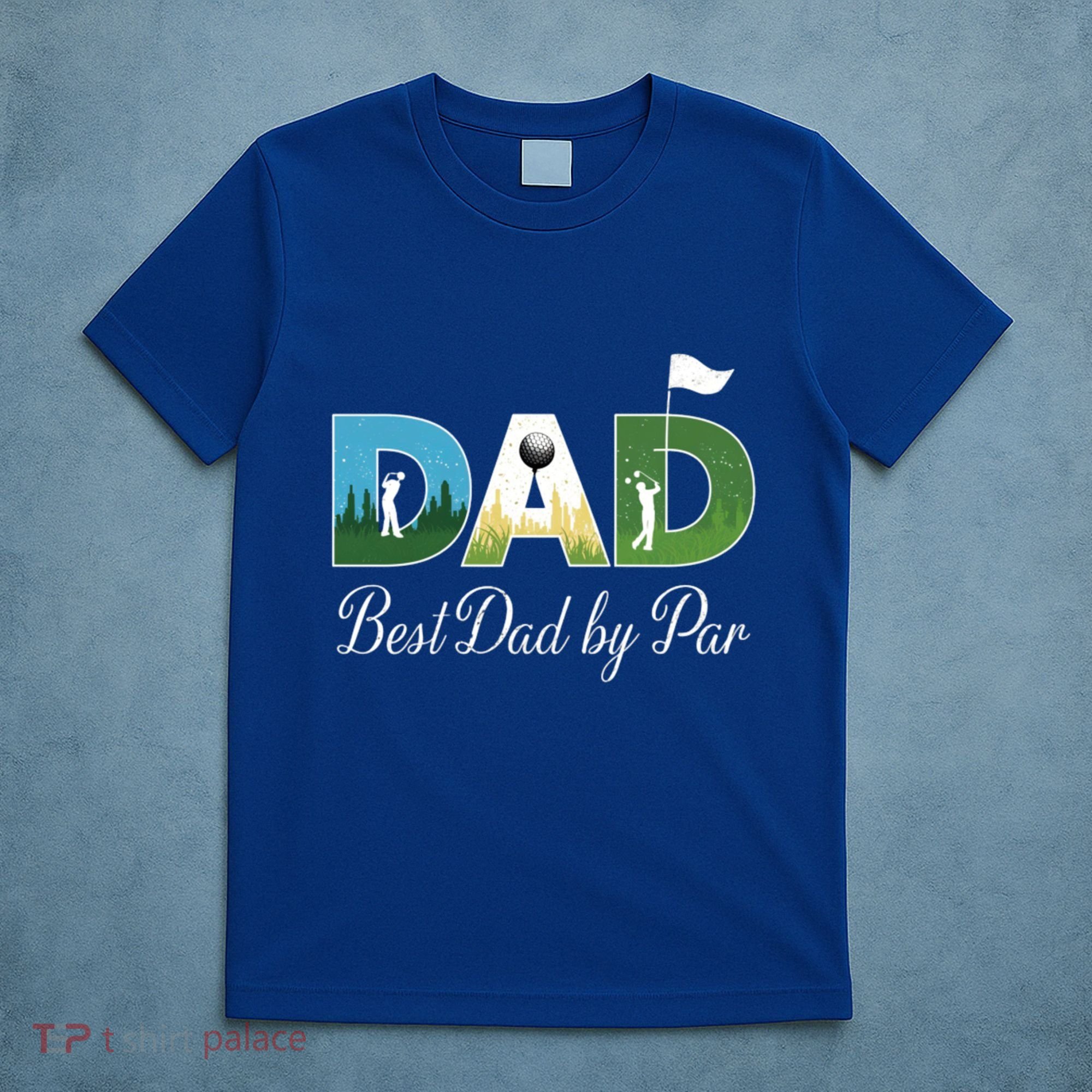 Funny Best Papa By Par FatherS Day Dad Grandpa Golfer Gift T-Shirt