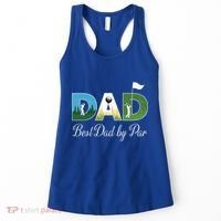 Funny Best Papa By Par FatherS Day Dad Grandpa Golfer Gift Women's Tank Top thumb 0