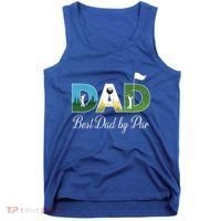Funny Best Papa By Par FatherS Day Dad Grandpa Golfer Gift Tank Top thumb 0