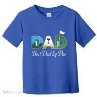 Funny Best Papa By Par FatherS Day Dad Grandpa Golfer Gift Toddler T-Shirt thumb 0