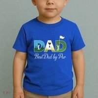 Funny Best Papa By Par FatherS Day Dad Grandpa Golfer Gift Toddler T-Shirt thumb 2