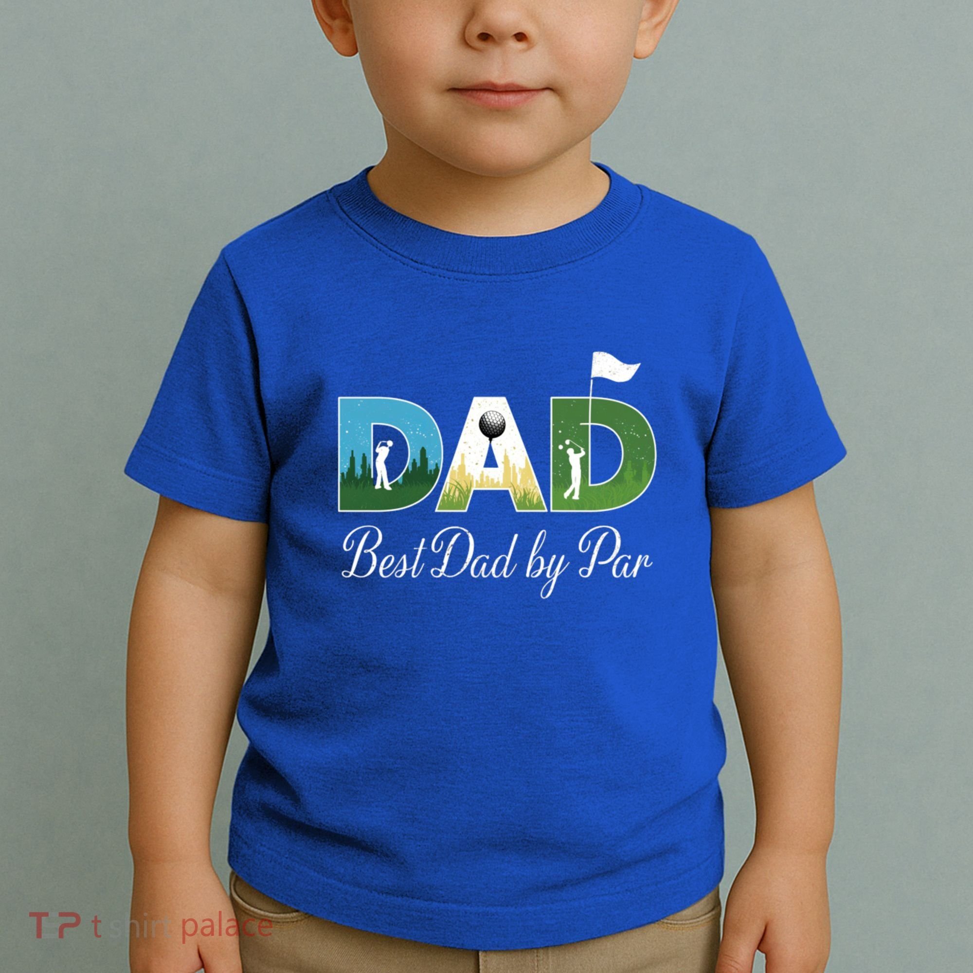 Funny Best Papa By Par FatherS Day Dad Grandpa Golfer Gift Toddler T-Shirt