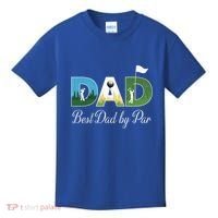 Funny Best Papa By Par FatherS Day Dad Grandpa Golfer Gift Kids T-Shirt thumb 0