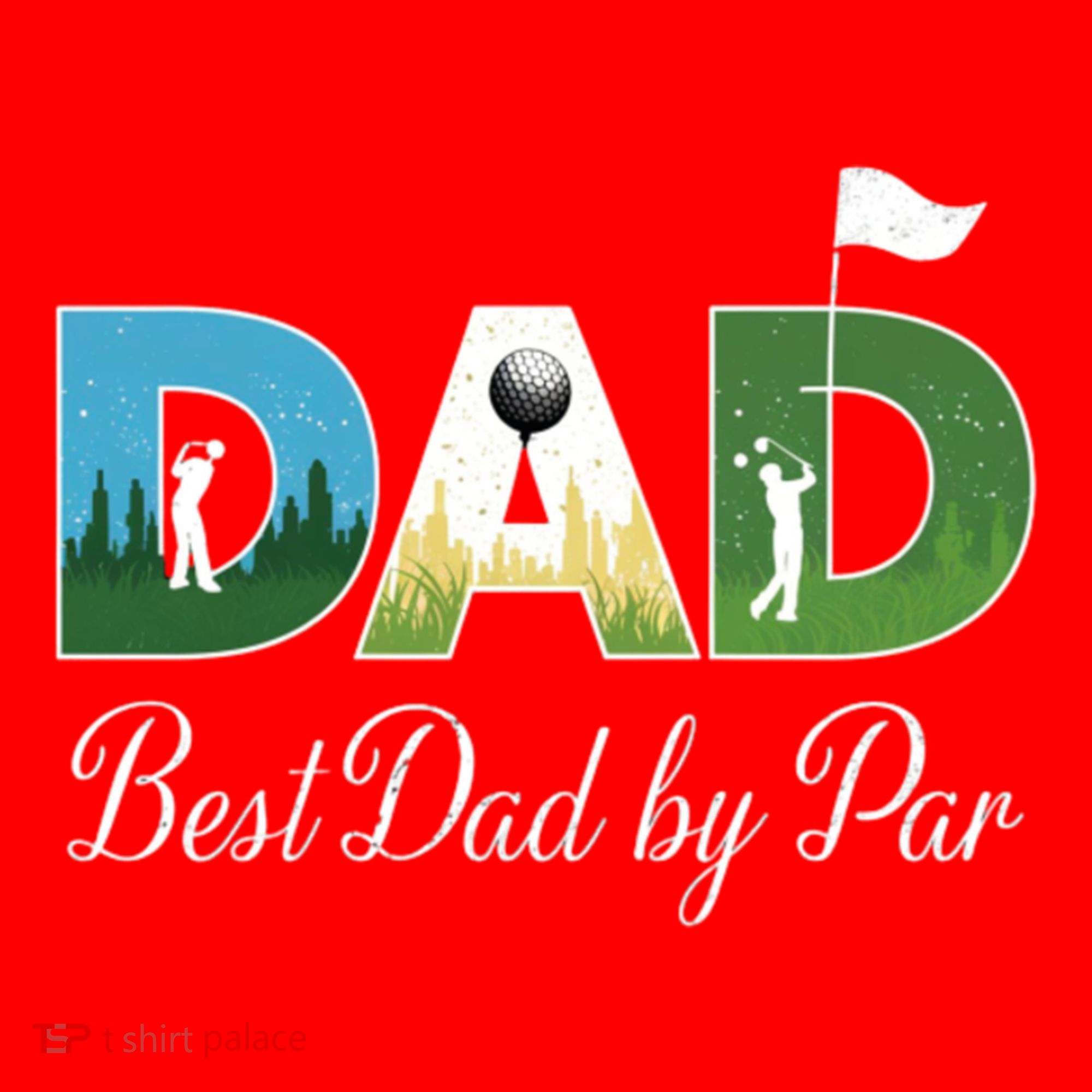 Funny Best Papa By Par FatherS Day Dad Grandpa Golfer Gift Santa Hat