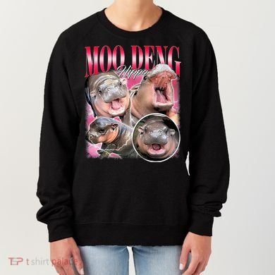 Funny Baby Pygmy Hippo Moodeng Women's Sweatshirt