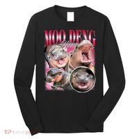 Funny Baby Pygmy Hippo Moodeng Long Sleeve Shirt thumb 0