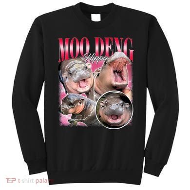 Funny Baby Pygmy Hippo Moodeng Sweatshirt