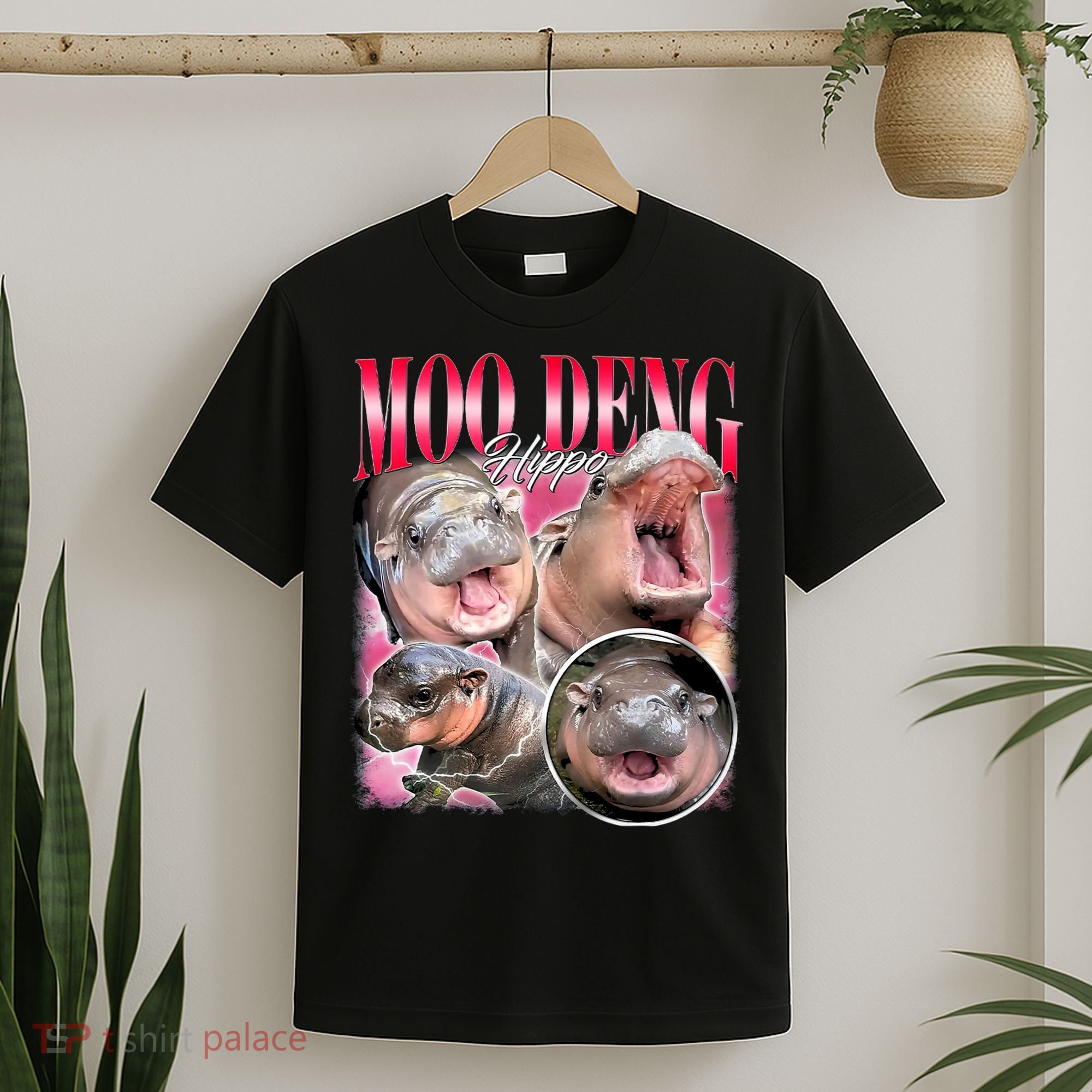 Funny Baby Pygmy Hippo Moodeng T-Shirt