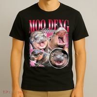 Funny Baby Pygmy Hippo Moodeng T-Shirt thumb 3