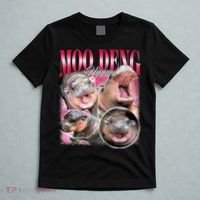 Funny Baby Pygmy Hippo Moodeng T-Shirt thumb 5
