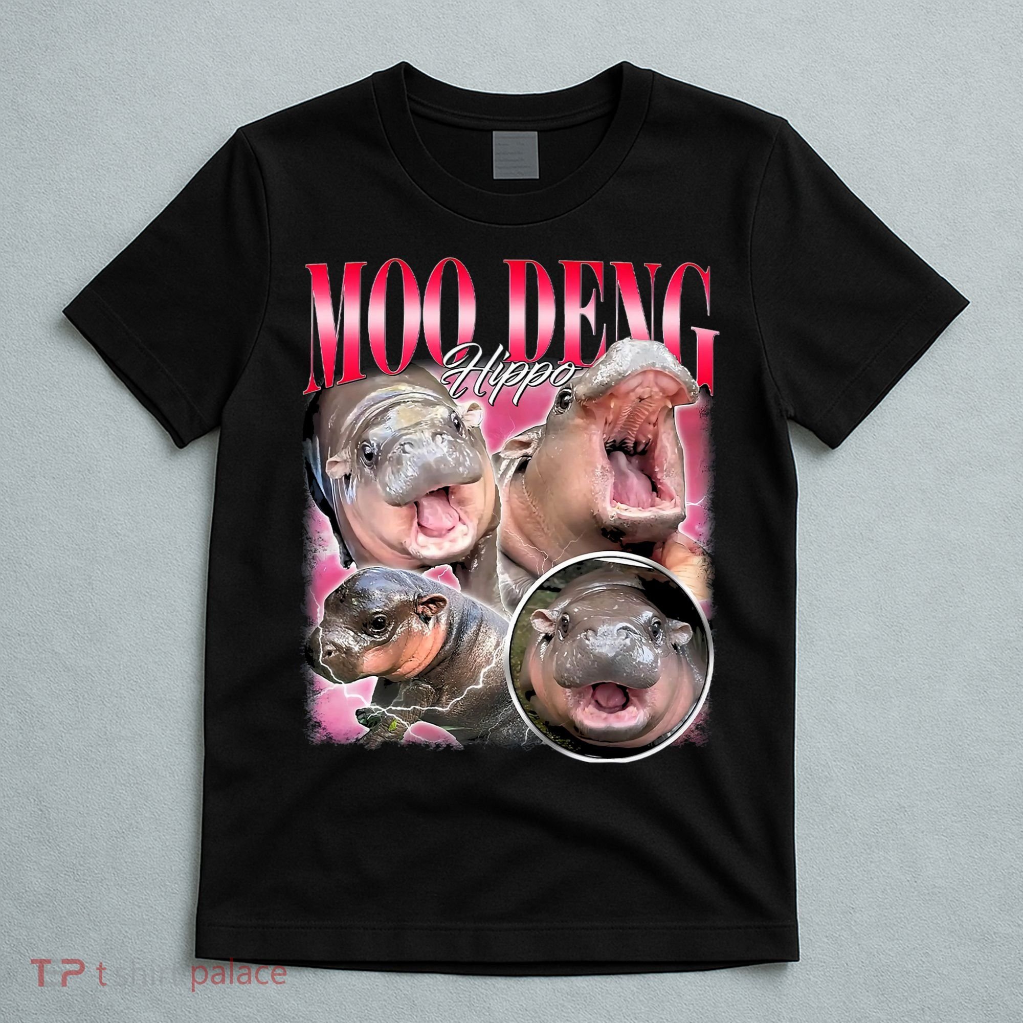Funny Baby Pygmy Hippo Moodeng T-Shirt