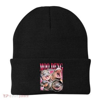 Funny Baby Pygmy Hippo Moodeng Beanie