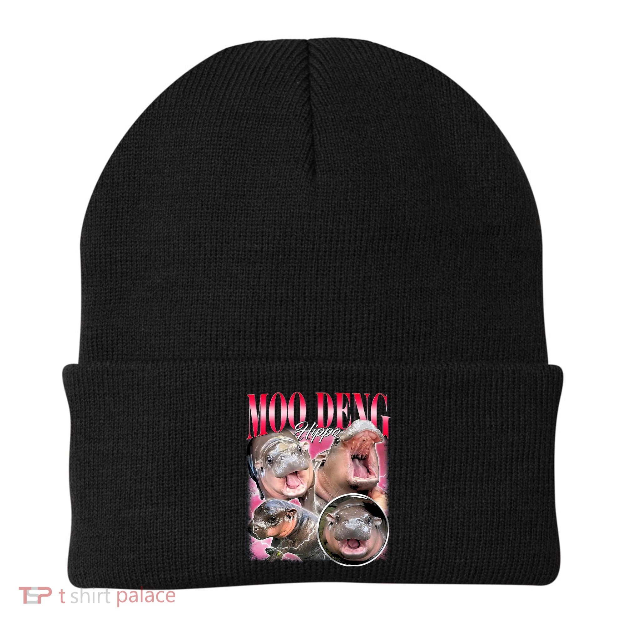 Funny Baby Pygmy Hippo Moodeng Beanie