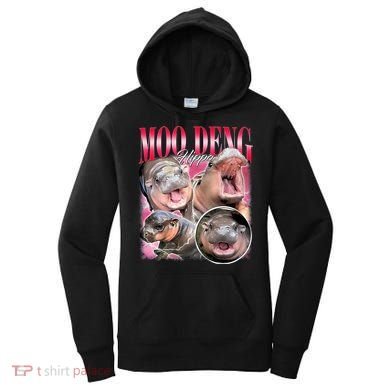 Funny Baby Pygmy Hippo Moodeng Women's Hoodie