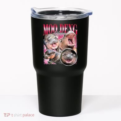 Funny Baby Pygmy Hippo Moodeng Tumbler