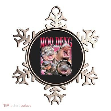 Funny Baby Pygmy Hippo Moodeng Ornament