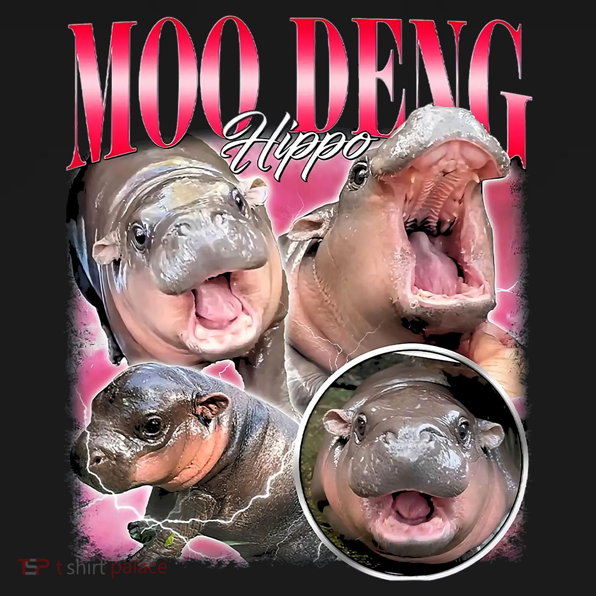 Funny Baby Pygmy Hippo Moodeng Baby Bodysuit