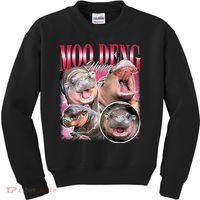Funny Baby Pygmy Hippo Moodeng Kids Sweatshirt thumb 0