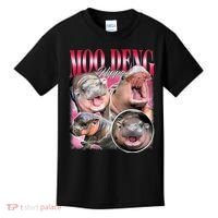 Funny Baby Pygmy Hippo Moodeng Kids T-Shirt thumb 0