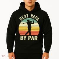 Funny Best Papa By Par Father's Day Golf Gift Hoodie thumb 2