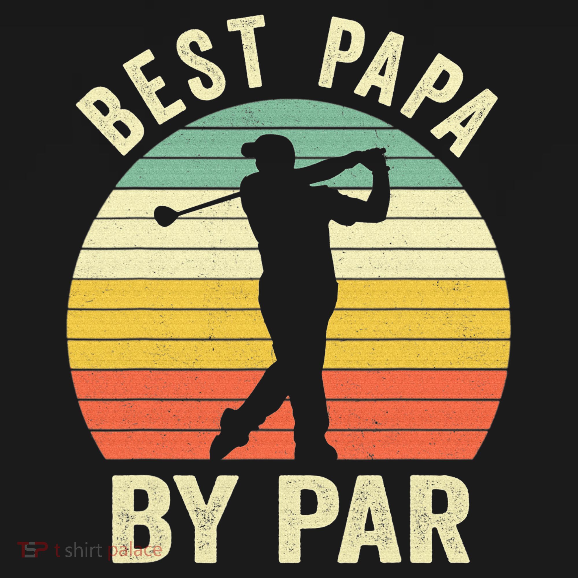Funny Best Papa By Par Father's Day Golf Gift Sweatshirt