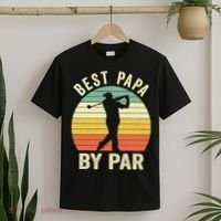 Funny Best Papa By Par Father's Day Golf Gift T-Shirt thumb 2